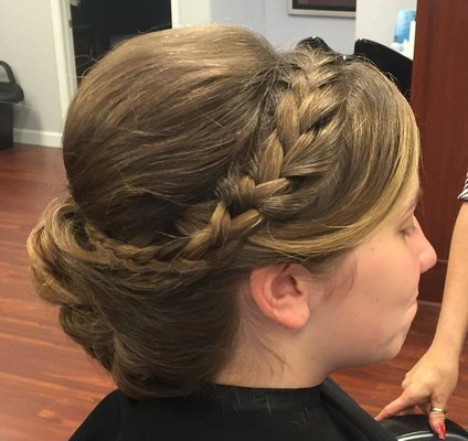 Updo done by Connie