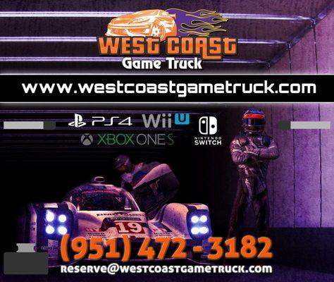 West Coast Game Truck (Rear Wrap Trailer Pic)