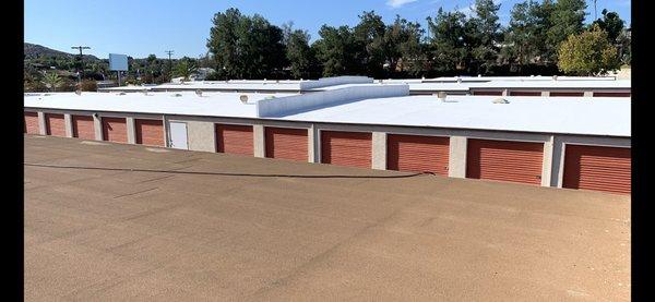 Storage units we reroofed in El Cajon