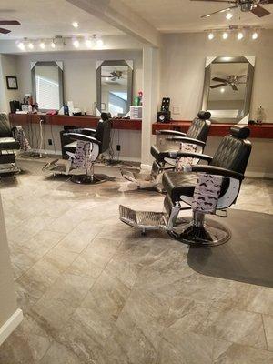 Generations Barbershop is spacious, open, clean, great atmosphere, and with friendly staff.