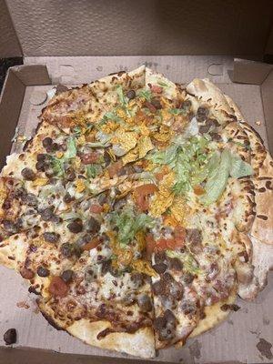 Large Taco Pizza