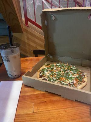 Bahn mi Pizza and boba baby