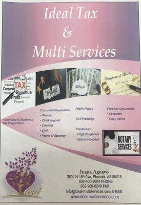 Ideal Tax & Multi Services