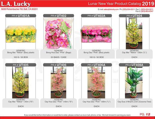 2019 Lunar New Year Product Catalog