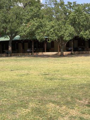 There are 8 lake view motel rooms. Very shady front porch!