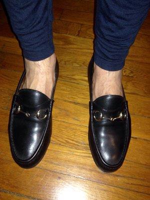 Thank you for a great job on restoring these vintage loafers! They were fully resoled with top Italian soles and polished to perfection!