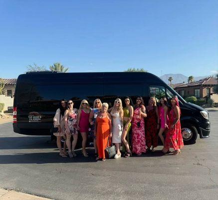 Sprinter Limo and Bachelorettes