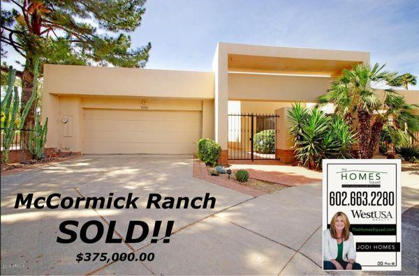 SOLD!  McCormick Ranch