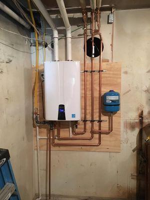 Tankless installation, by Andrew Farrell