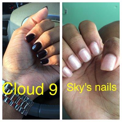 Cloud 9 vs Sky's nails