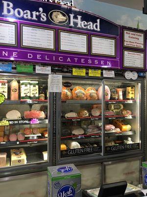 Our cold cut case at Sage Deli.. zoom in and take a look at that rare roast beef and fresh turkey breast,two great no salt items..