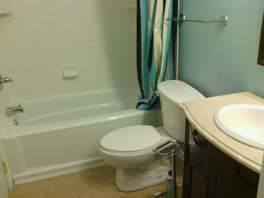 Bathroom remodel #2 new ceramic tile, tub and toilet