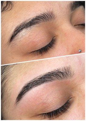 Before & After  EYEBROW THREADING!