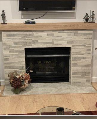 Fireplace built from scratch