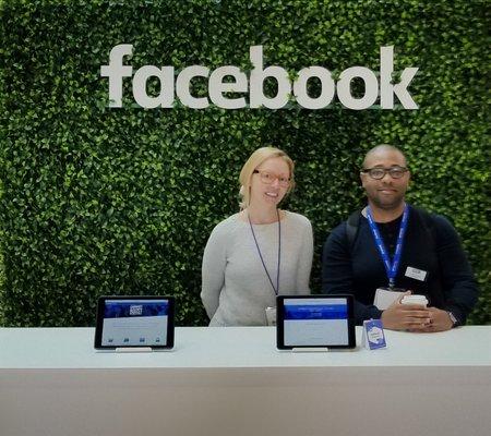 Connecting with Facebook at the Midwest Digital Marketing Conference.