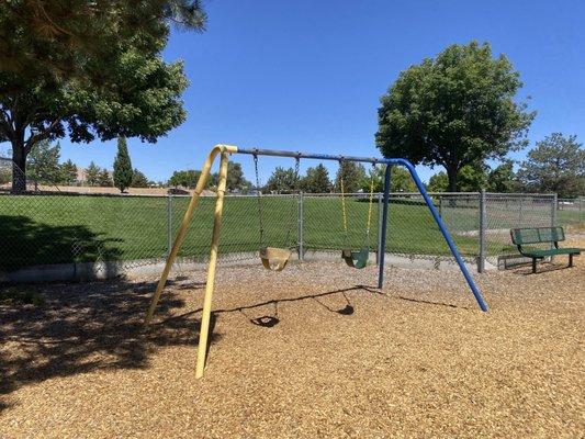 Toddler swings.