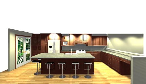 3-D Kitchen Remodel