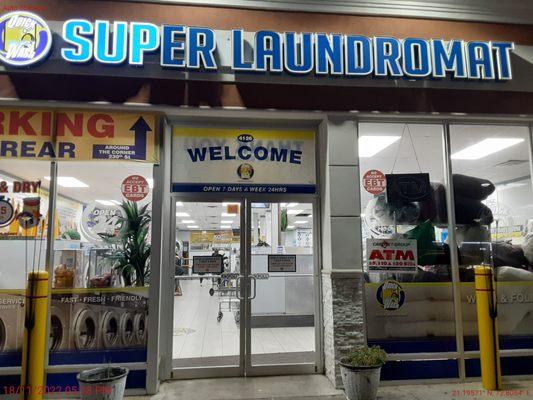 This is the laundromat with no apparent manager.