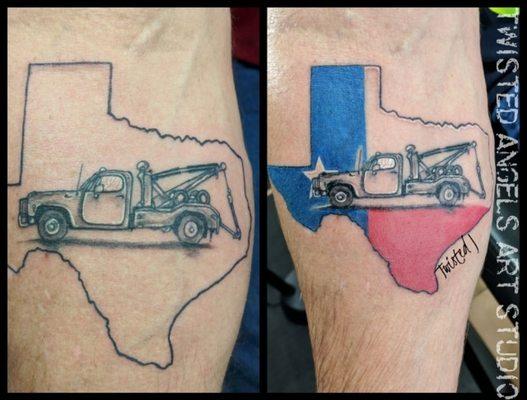 Texas Pride tow trucker by Twisted J