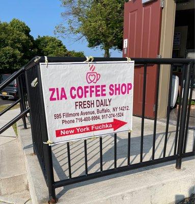 Temporarily DBA "Zia Coffee Shop", so Yelpers don't get confused with double signage