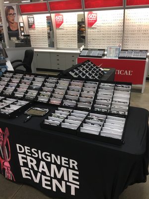 Designer frame event