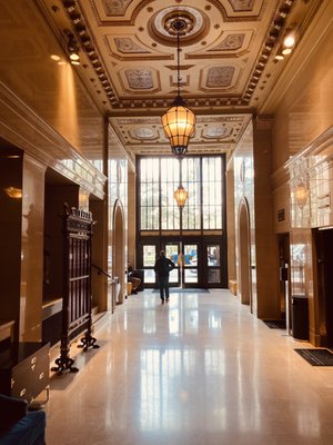 Lobby entrance.