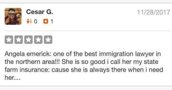 Another 5 star review for Angela.