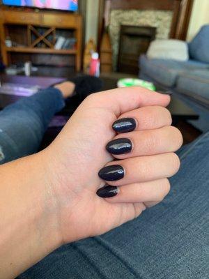 Acrylic manicure