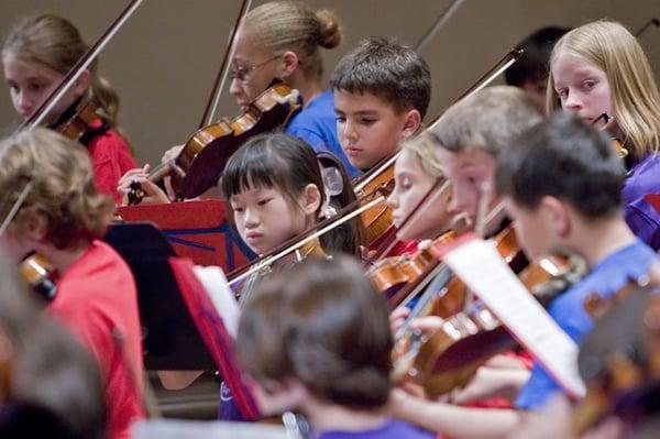 The Crowden School Orchestra.