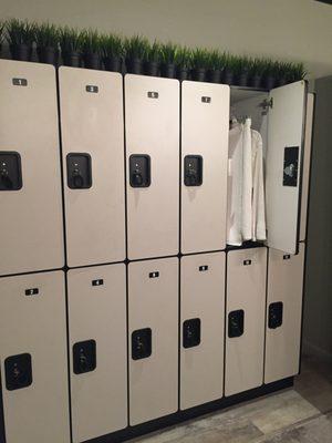 Spotless Dressing Rooms.