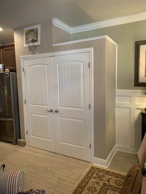 Hammock Bay new doors on new pantry