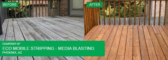 Great for rejuvenating wooden decks, patios, and fencing.