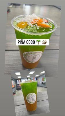 Piña coco! ( if you want to feel like you're in the island you have to try )