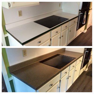 Countertop reglazing in Memphis TN area. You choose a new color and we'll do the rest!