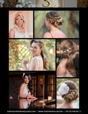 Wedding hair, make-up & barbershop services available for your special day!