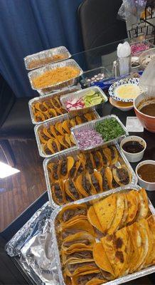 We offer catering and platers to go