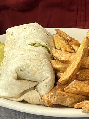 Chicken caesar wrap