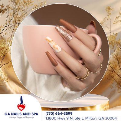 Your nails deserve the finest attention to detail. 
 Let GA Nails & Spa provide you with a manicure that reflects our commitment to exce