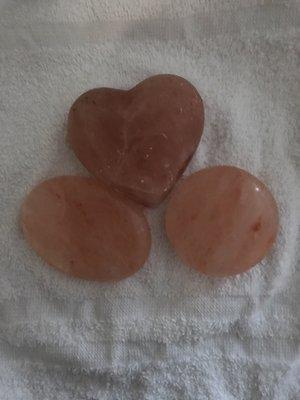 Himalayan salt massage stones are wonderful for deep relaxation.