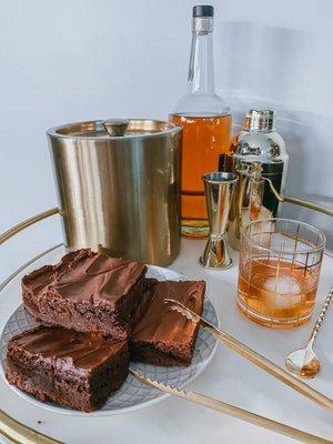 Bourbon Brownies