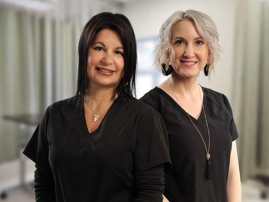 Misty and Tricia our skin care nurses