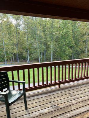 Large and beautiful back patio