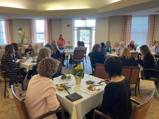 Monthly Women in Business luncheon