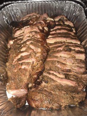 Catering available. Tri tip trays and rib trays