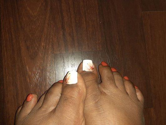 And matching toes....your skills are vast! I loooove this!