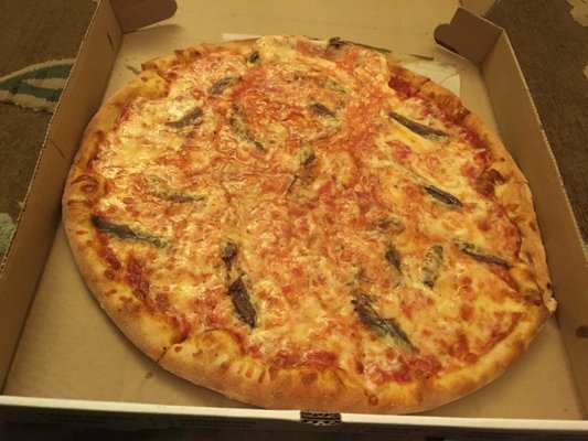 Anchovies pizza