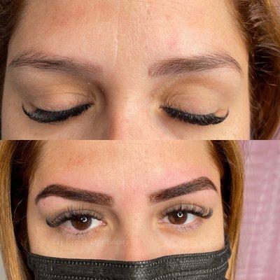 Eyebrow wax and tinting $30