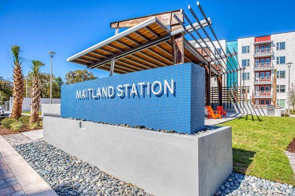 Maitland Station Entry Signage