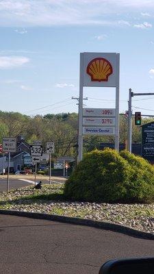 Shell Gas Station Sign