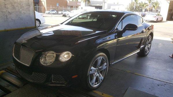 Bentley GT ... we smog any make and model vehicles